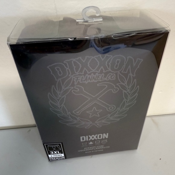 NIB Dixxon Flannel Company Mens Size 3XL Premium Boxer Briefs Logo 2 Pairs - Picture 2 of 2